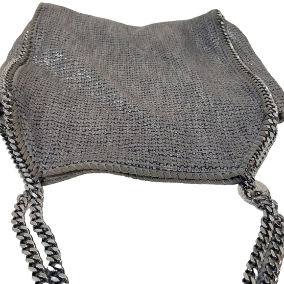 Rare Stella McCartney Silver Falabella Large Tote Bag EUC - Picture 7 of 14